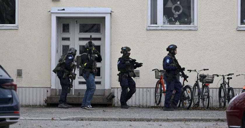 Twelve-year-old arrested after fatal school shooting in Finland