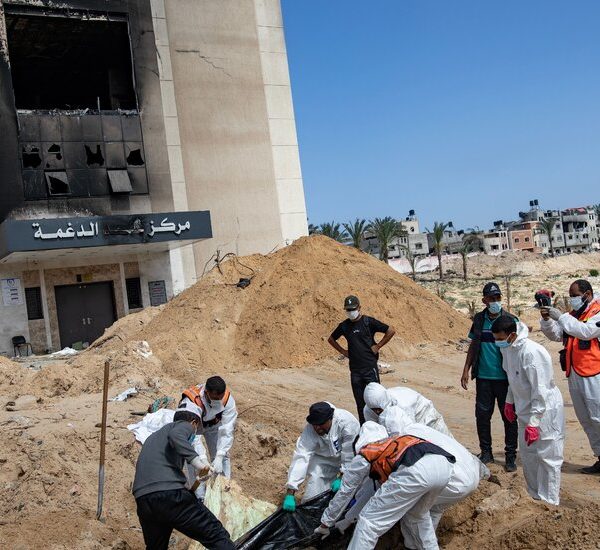 The United Nations calls for investigations after the discovery of mass graves in 2 hospitals in Gaza