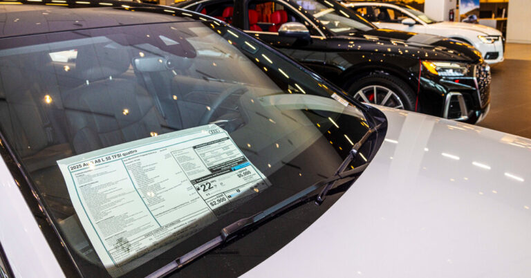 Auto rates are effective, pressing on the prices of new cars