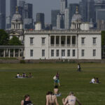 The United Kingdom records its hottest May 1st, despite a bathroom in the middle