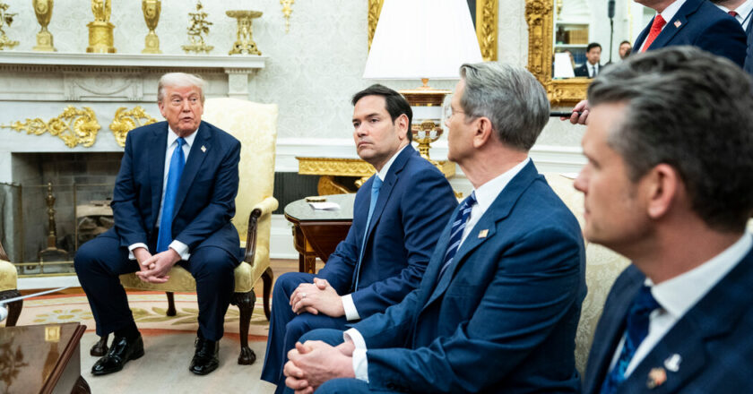 As Rubio proved to be how the loyal soldier of Trump's foreign foot