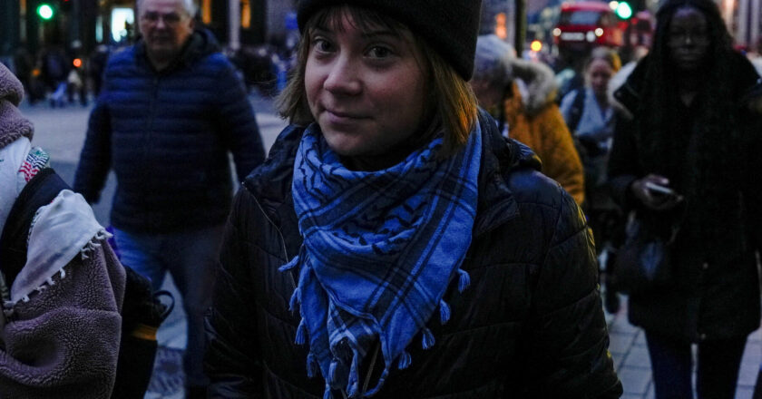 Greta Thunberg Detained During U.K. Protest for Palestine Action Inmates